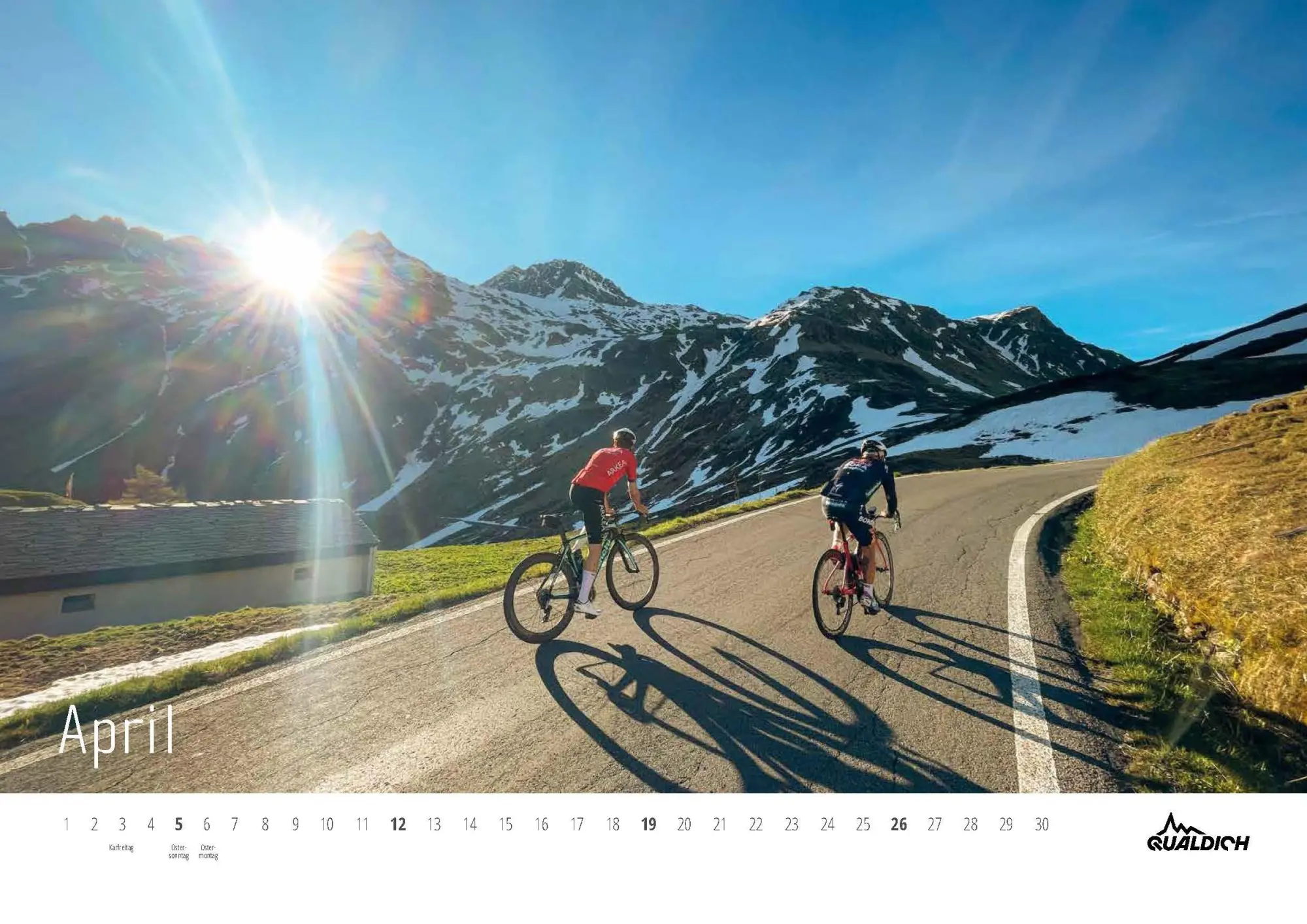 Bild: 9783942191173 | quäldich.de-Rennrad-Kalender 2026 Format DIN A3 | quäldich. de GmbH
