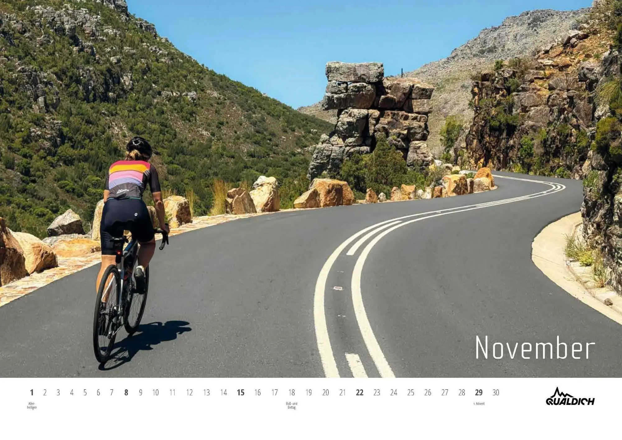 Bild: 9783942191173 | quäldich.de-Rennrad-Kalender 2026 Format DIN A3 | quäldich. de GmbH