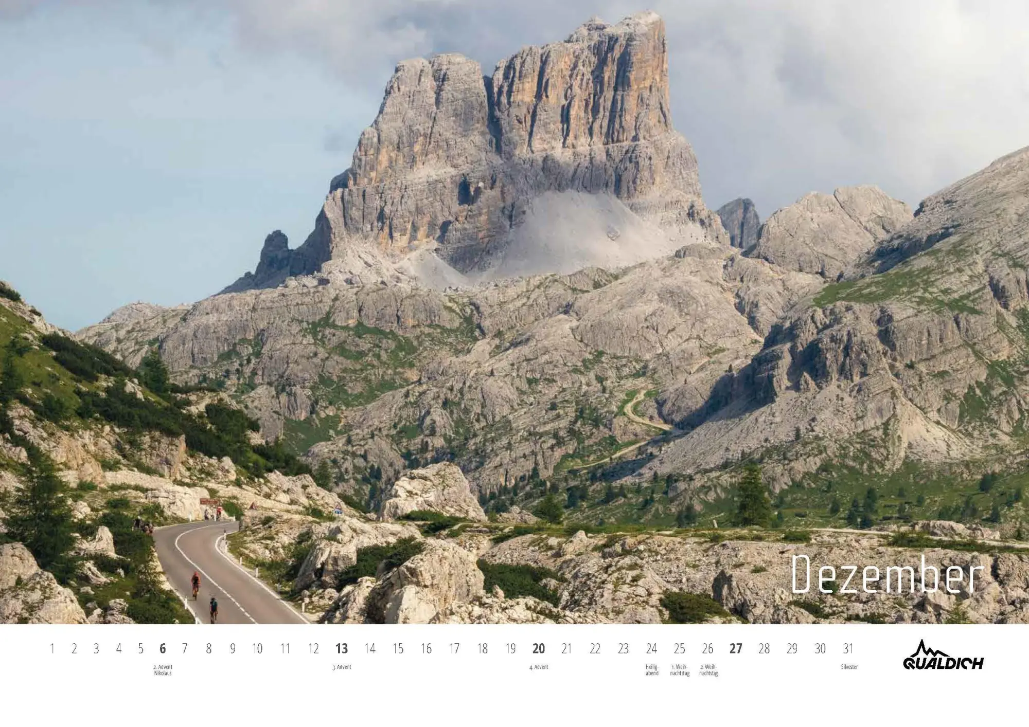 Bild: 9783942191173 | quäldich.de-Rennrad-Kalender 2026 Format DIN A3 | quäldich. de GmbH