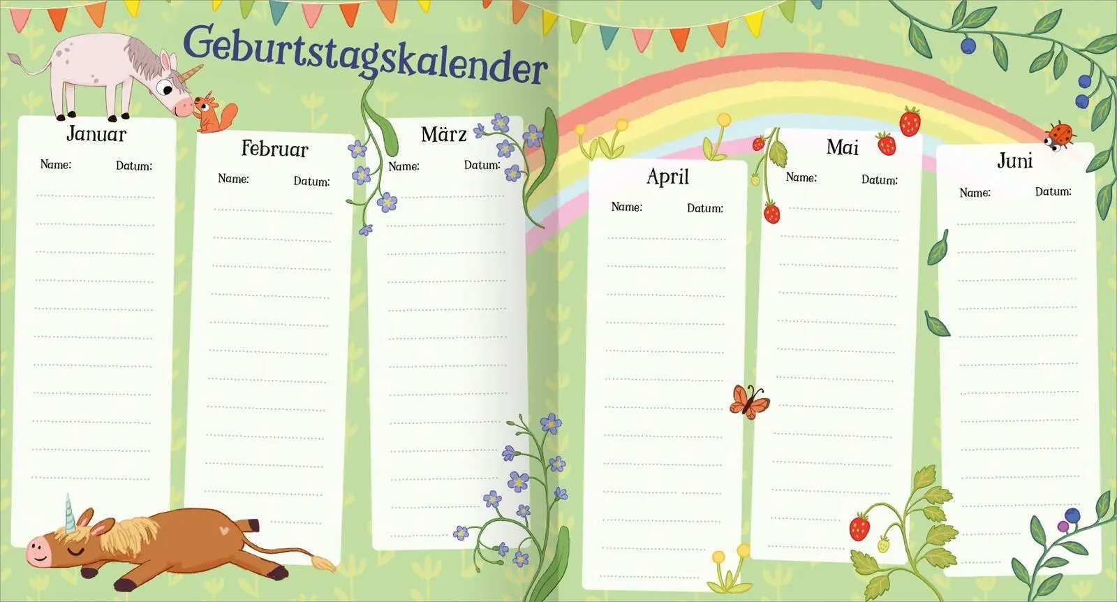 Bild: 4014489141273 | Ein Einhorn namens Oktober - Meine Freunde | Maria Höck | Buch | 64 S.