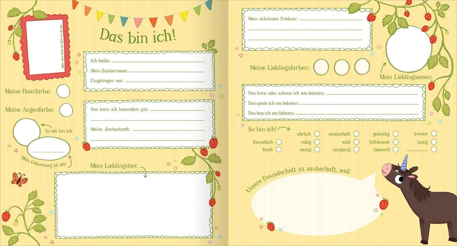 Bild: 4014489141273 | Ein Einhorn namens Oktober - Meine Freunde | Maria Höck | Buch | 64 S.