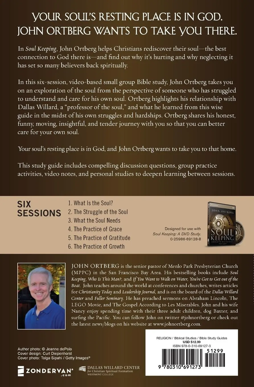 Rückseite: 9780310691273 | Soul Keeping Bible Study Guide | John Ortberg | Taschenbuch | Englisch