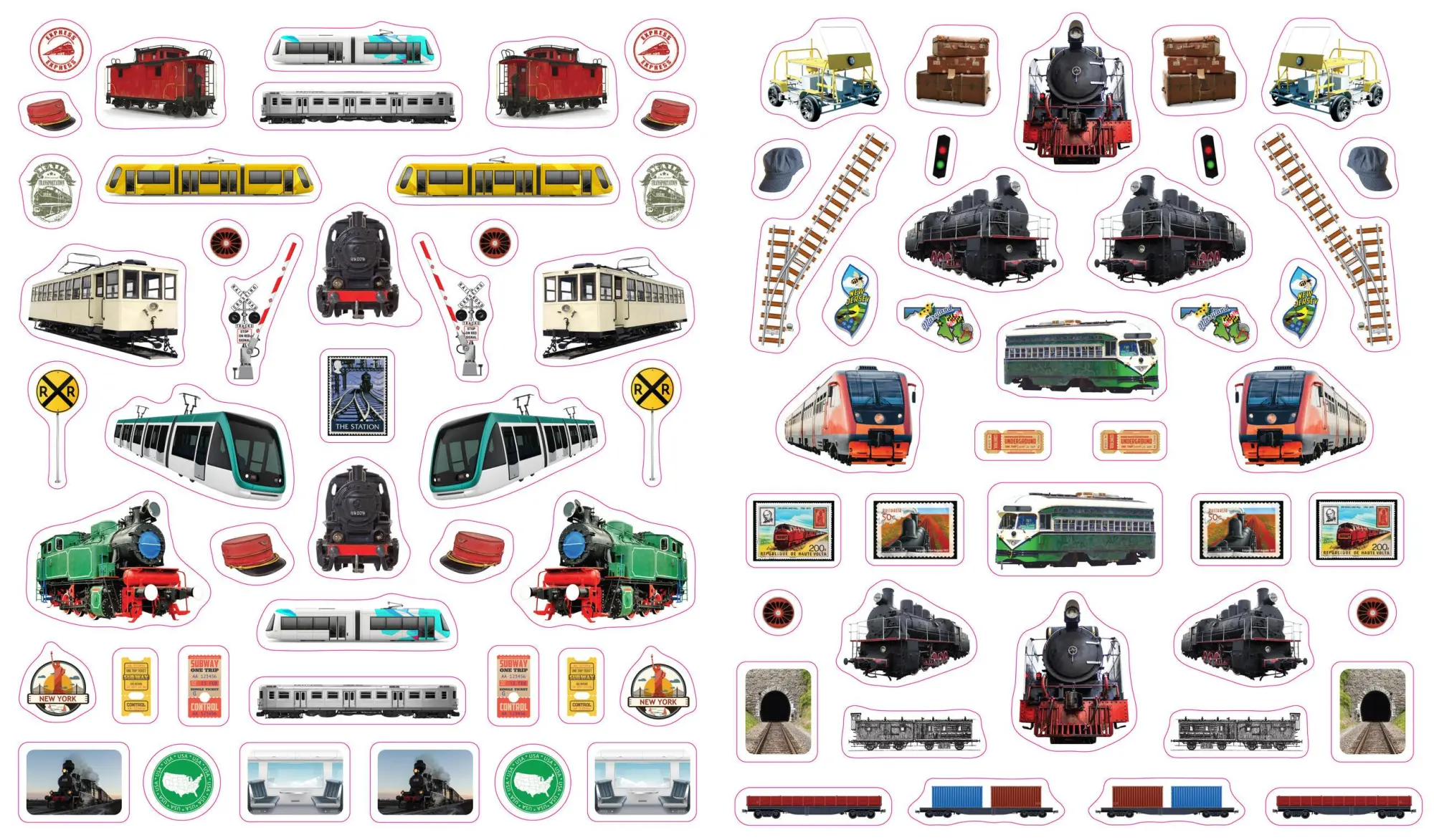 Bild: 9781523511273 | Eyelike Stickers: Trains | Workman Publishing | Broschüre | Englisch