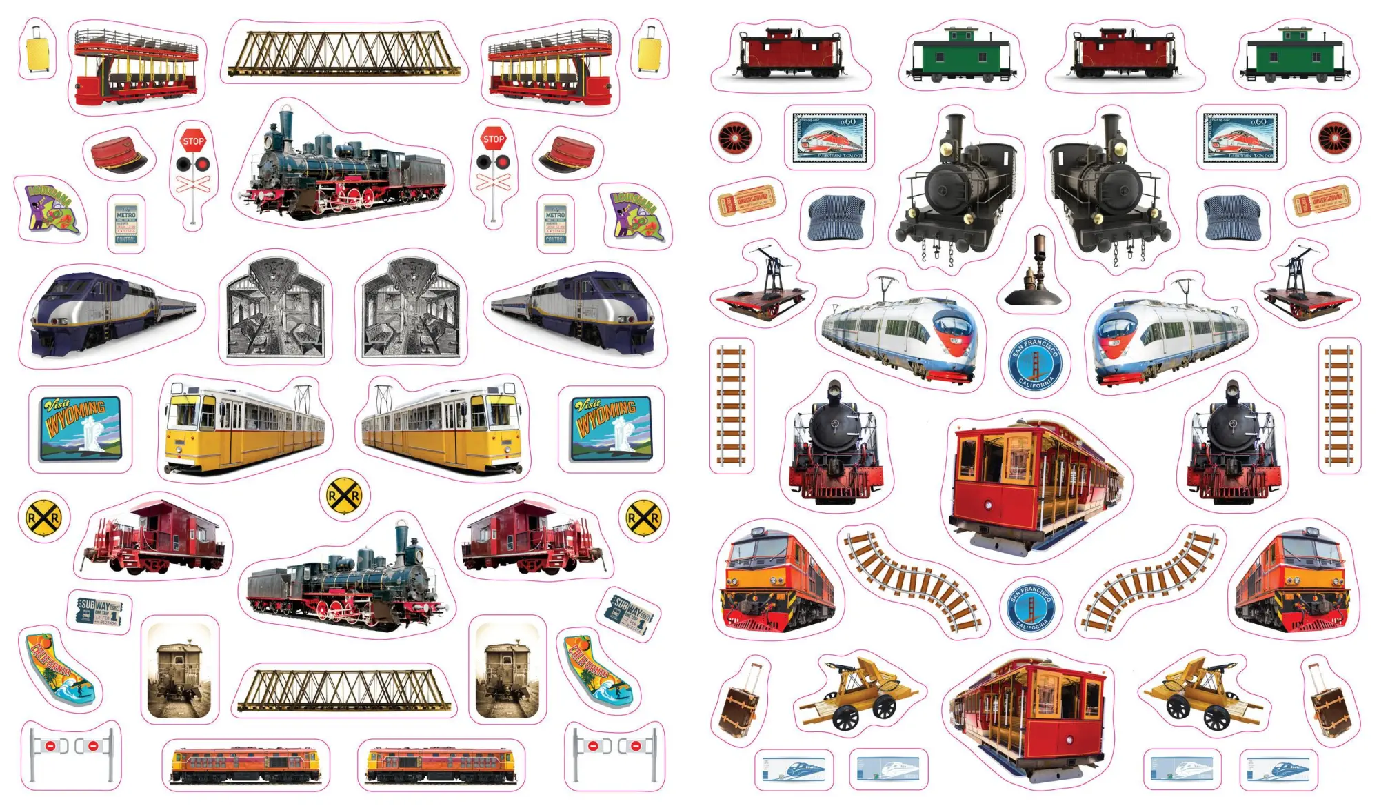Bild: 9781523511273 | Eyelike Stickers: Trains | Workman Publishing | Broschüre | Englisch