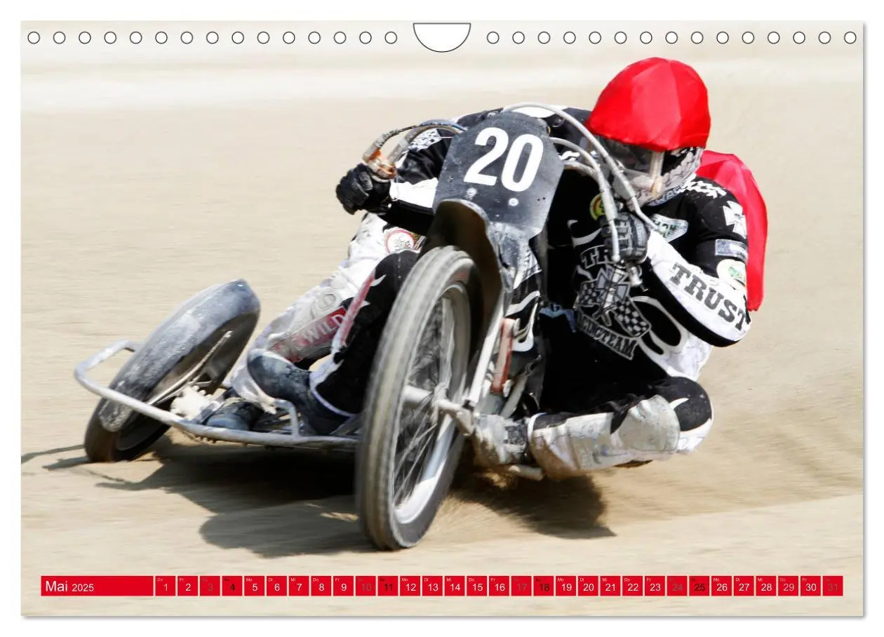 Bild: 9783435131273 | Speedway Sandbahn (Wandkalender 2025 DIN A4 quer), CALVENDO...