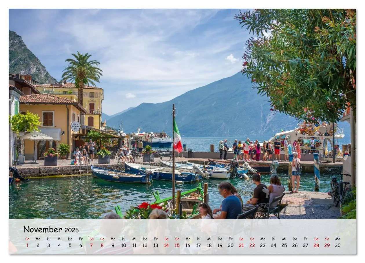 Bild: 9783516621273 | Limone sul Garda - Traumhaftes Städtchen am Gardasee (Wandkalender...
