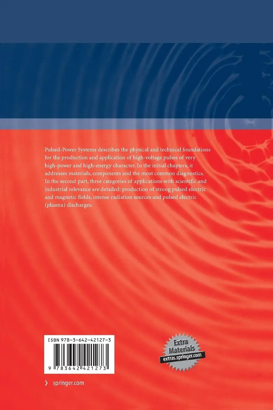 Rückseite: 9783642421273 | Pulsed Power Systems | Principles and Applications | Hansjoachim Bluhm