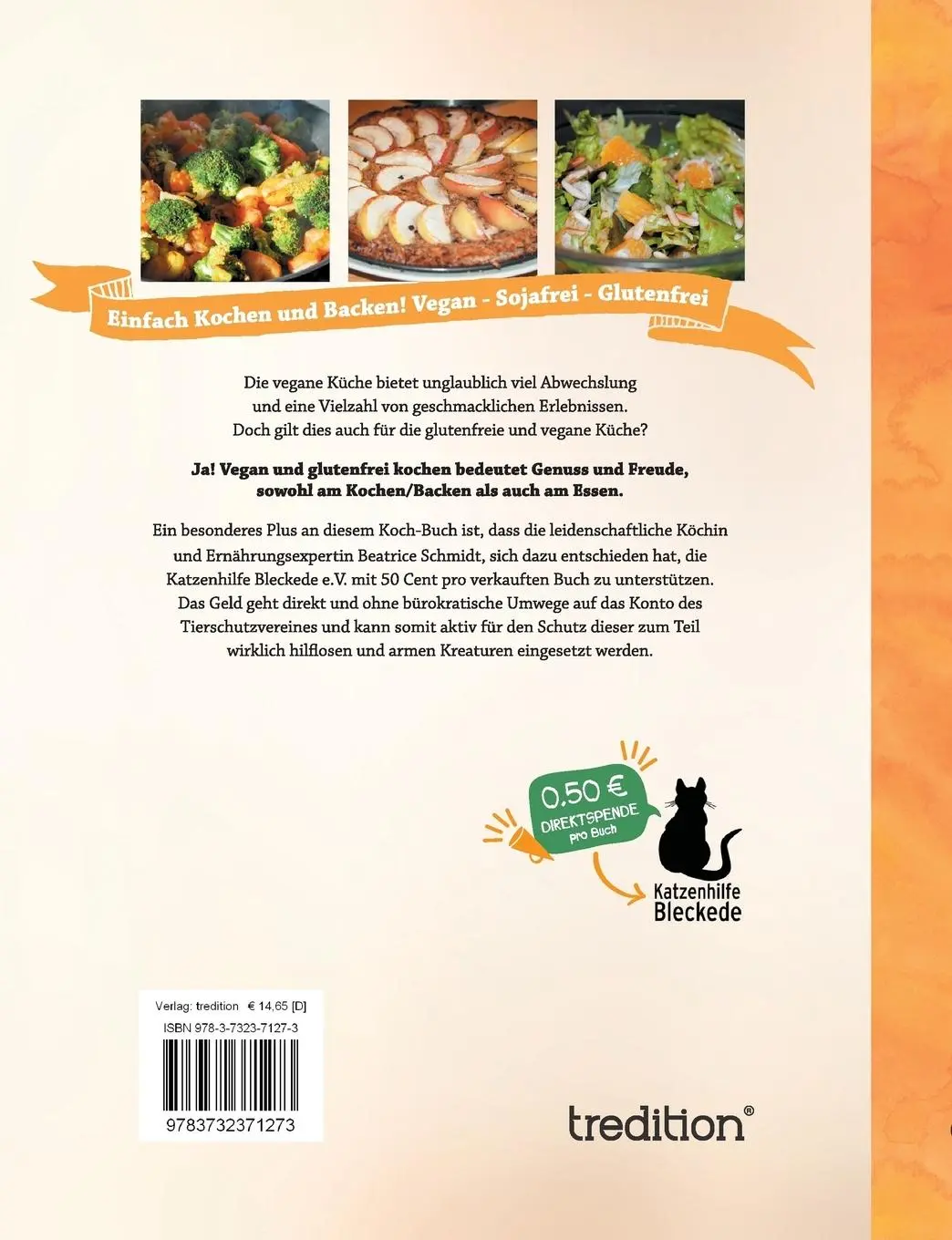 Rückseite: 9783732371273 | Vegan und Glutenfrei | Beatrice Schmidt | Taschenbuch | Paperback