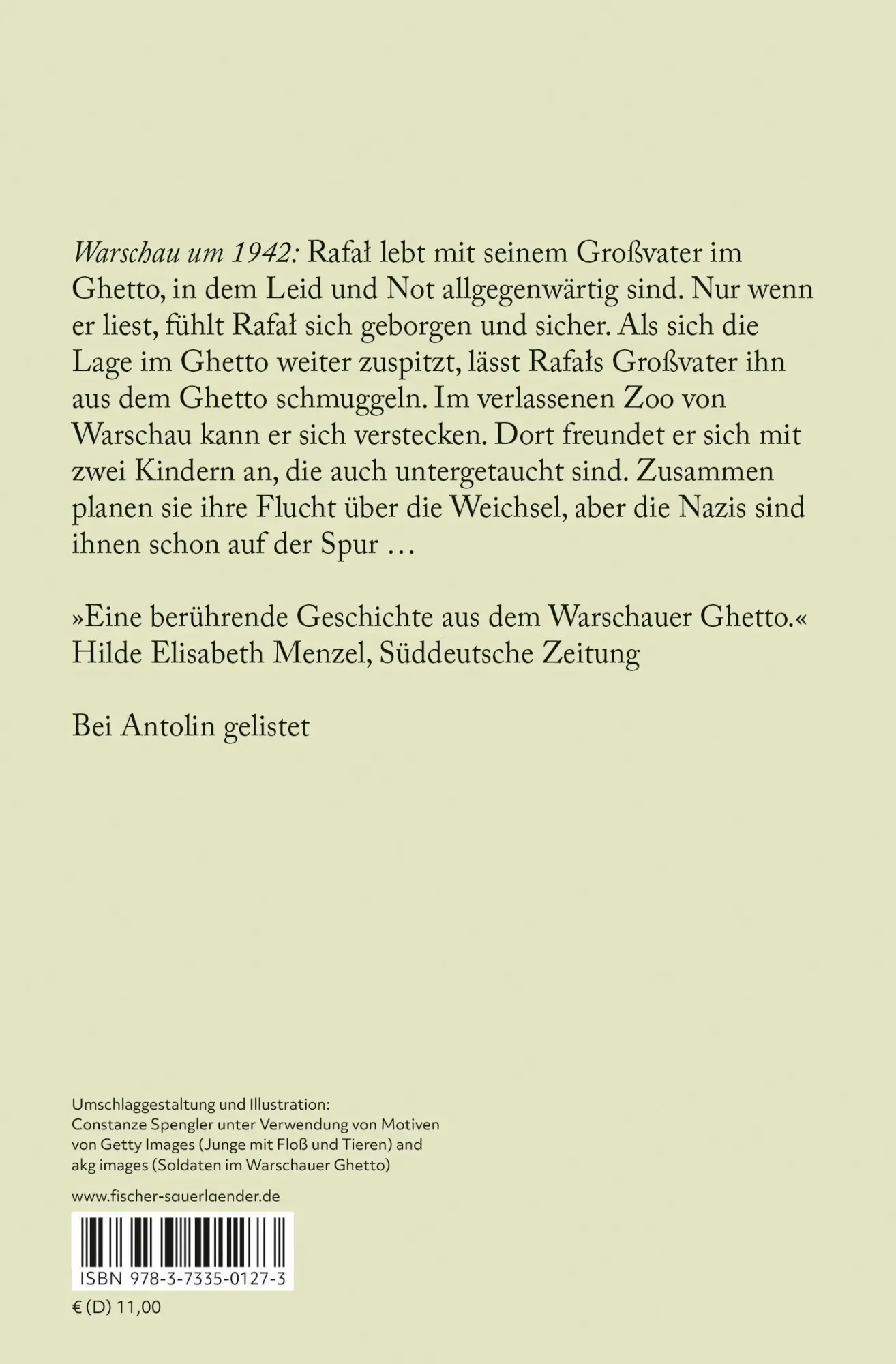 Rückseite: 9783733501273 | Flügel aus Papier | Marcin Szczygielski | Taschenbuch | 288 S. | 2017