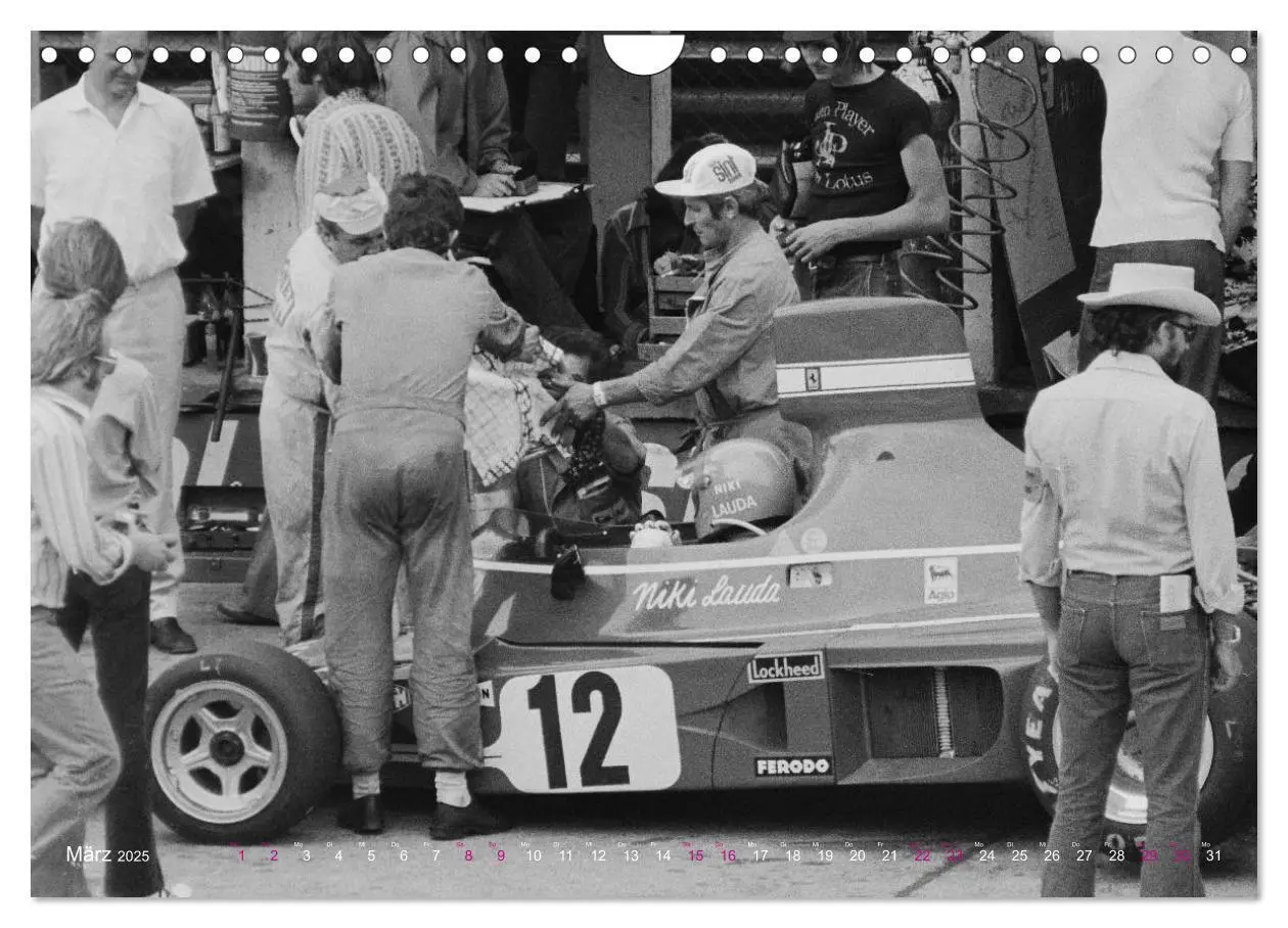 Bild: 9783435121373 | Formel Motor Sport (Wandkalender 2025 DIN A4 quer), CALVENDO...