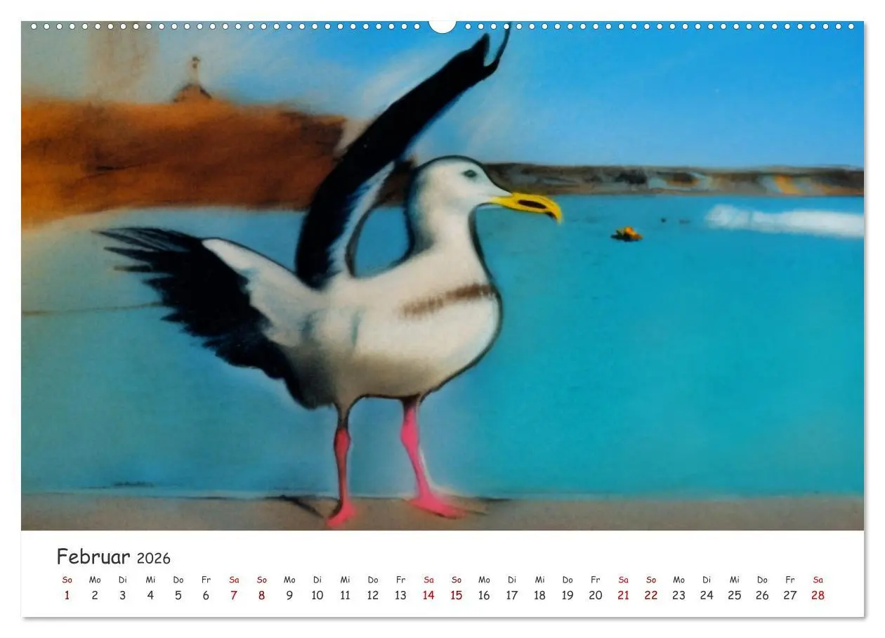 Bild: 9783457381373 | Ostsee Kunstwerke (hochwertiger Premium Wandkalender 2026 DIN A2...