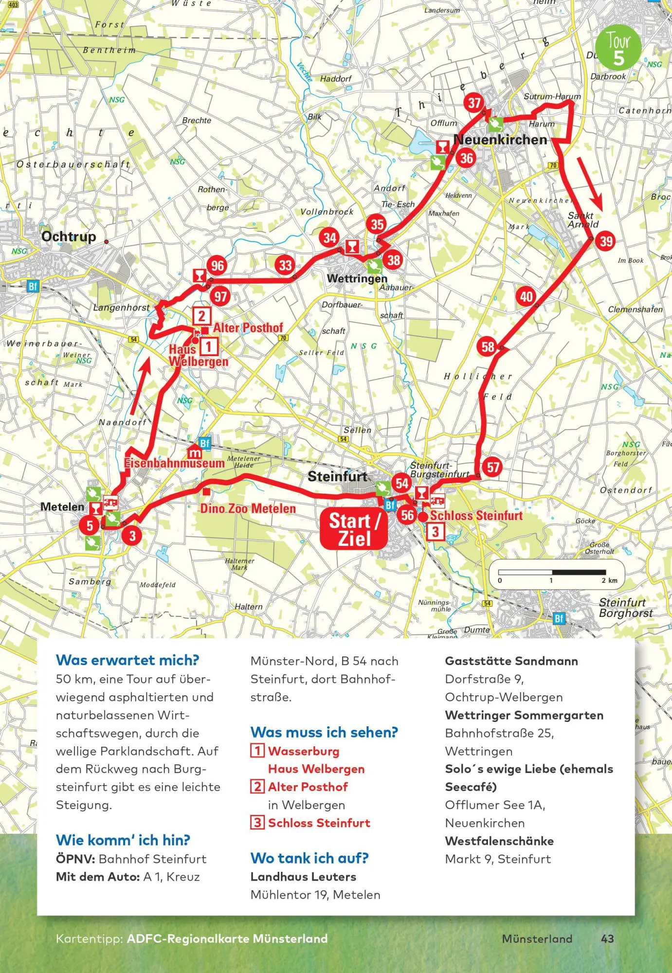 Bild: 9783969901373 | Die 25 schönsten E-Bike Touren im Münsterland | Otmar Steinbicker