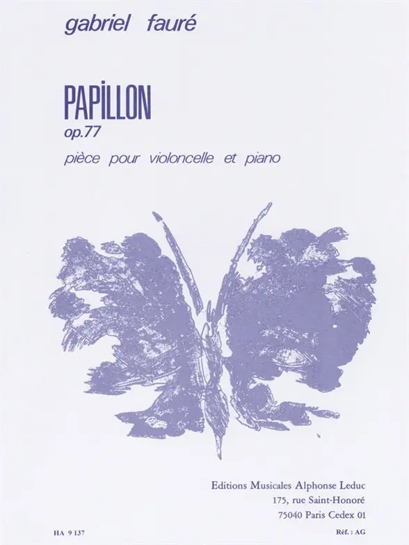 Cover: 9790230791373 | Papillon Op.77 | Gabriel Urbain Fauré | Buch | Alphonse Leduc