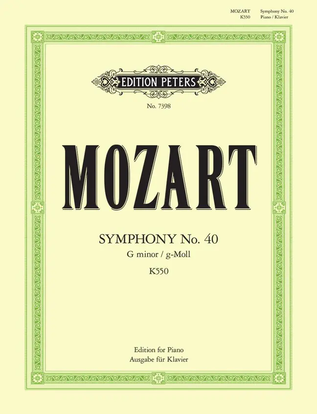 Cover: 9790577081373 | Symphonie 40 Kv550 | Wolfgang Amadeus Mozart | Buch | Edition Peters