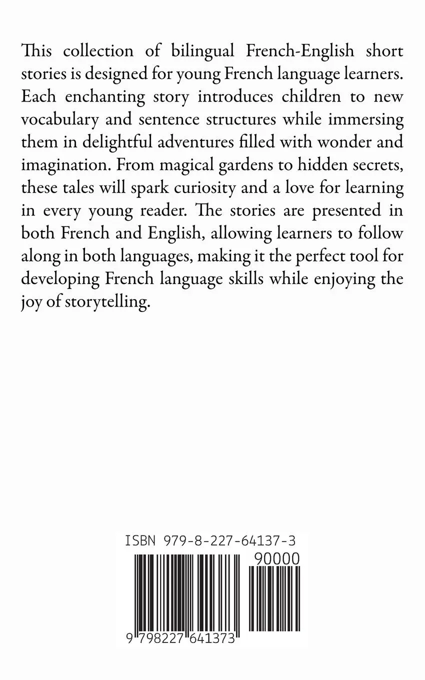 Rückseite: 9798227641373 | The Enchanted Chair And Other Bilingual French-English Stories for...