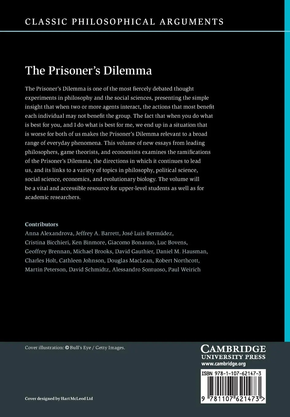 Rückseite: 9781107621473 | The Prisoner's Dilemma | Martin Peterson | Taschenbuch | Englisch