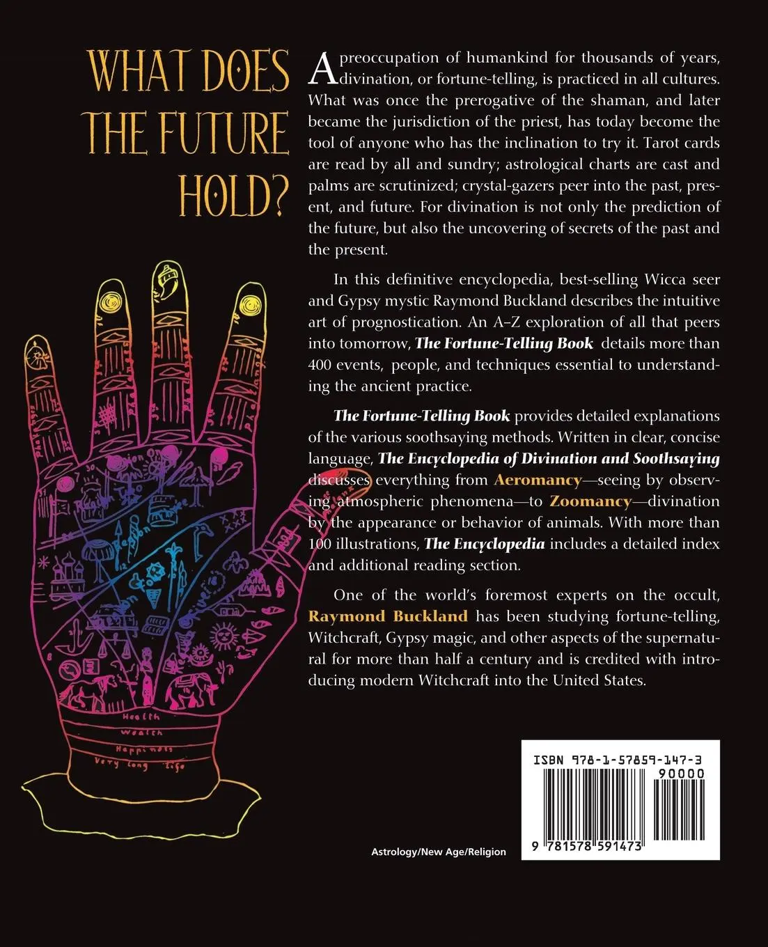 Rückseite: 9781578591473 | The Fortune-Telling Book | Raymond Buckland | Taschenbuch | Englisch