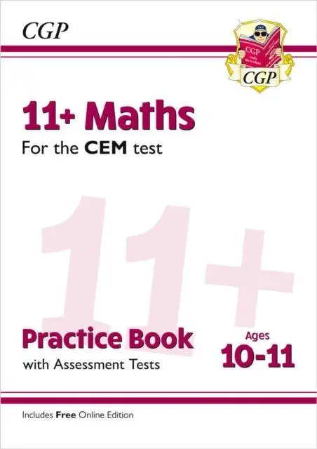 Cover: 9781789081473 | 11+ CEM Maths Practice Book &amp; Assessment Tests - Ages 10-11 (with...