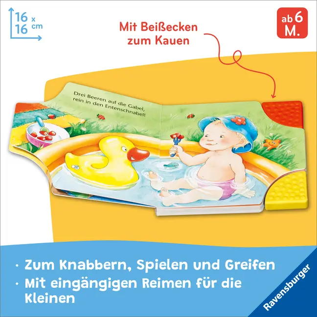 Bild: 9783473421473 | Mein erstes Spiel- und Beiß-Buch | Regina Schwarz | Buch | 14 S.
