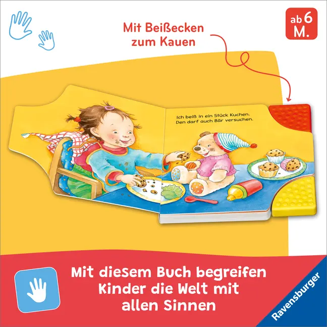 Bild: 9783473421473 | Mein erstes Spiel- und Beiß-Buch | Regina Schwarz | Buch | 14 S.