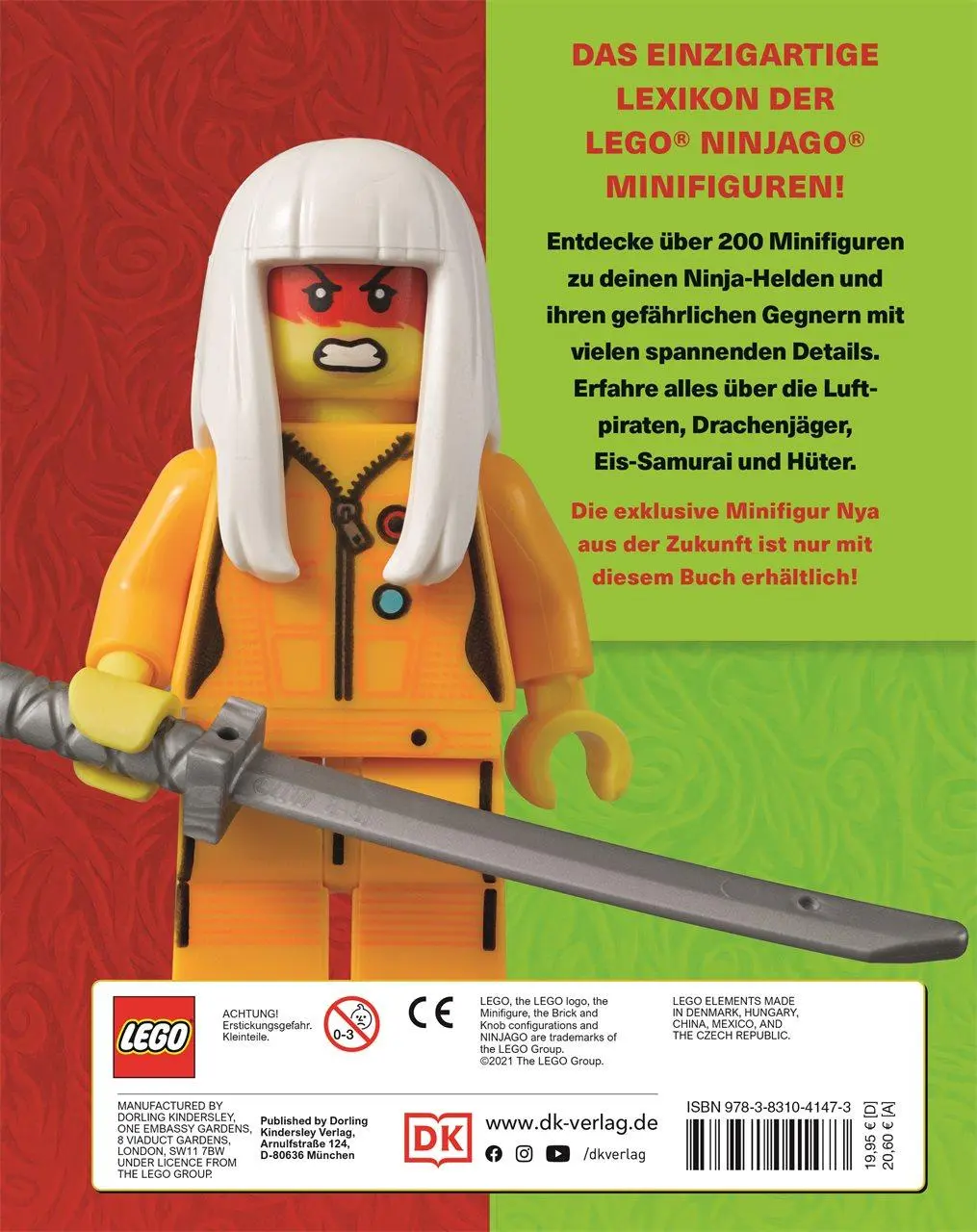 Rückseite: 9783831041473 | LEGO® NINJAGO® Lexikon der Minifiguren. Neuausgabe | Hugo | Buch
