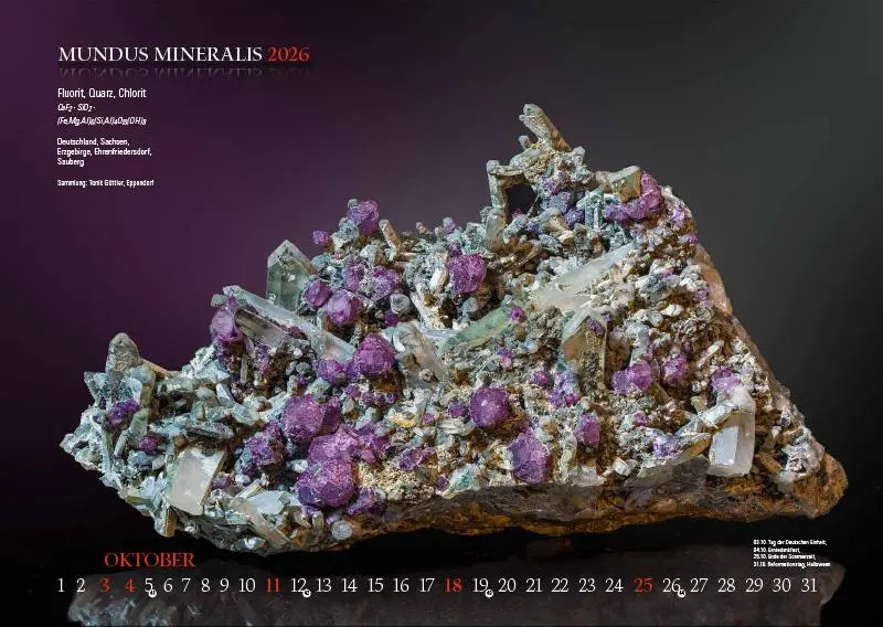 Bild: 9783957561473 | MUNDUS MINERALIS 2026 | Die Welt der Mineralien | Jörg Neubert | 2026