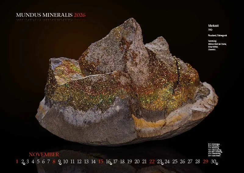 Bild: 9783957561473 | MUNDUS MINERALIS 2026 | Die Welt der Mineralien | Jörg Neubert | 2026
