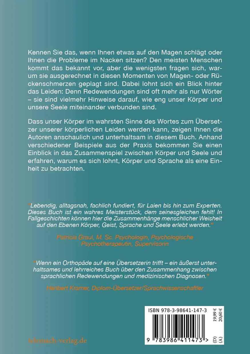 Rückseite: 9783986411473 | Wenn der Körper zum Übersetzer wird | Omar Zabar (u. a.) | Taschenbuch