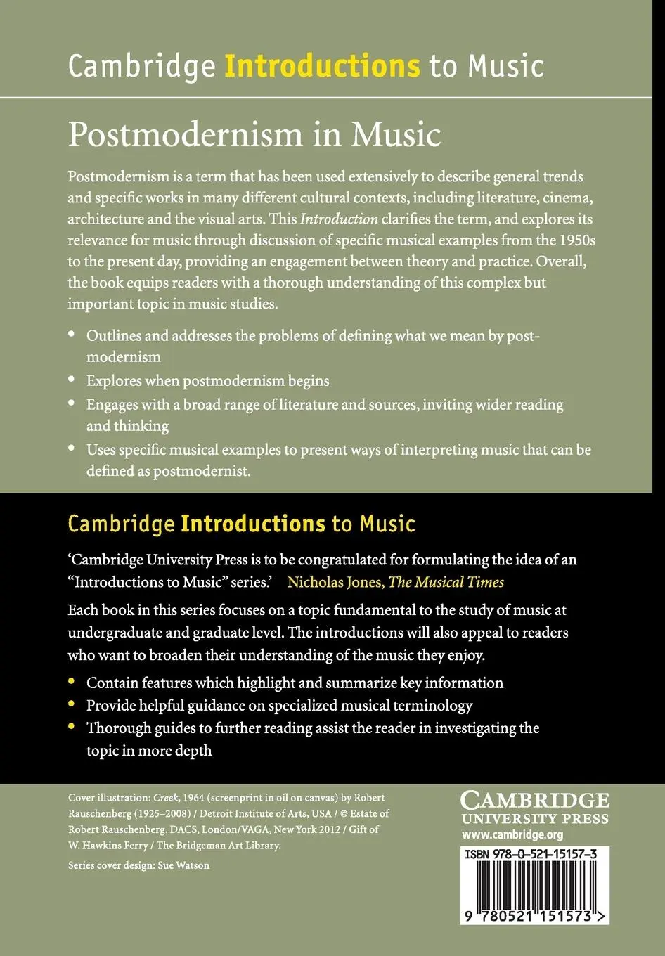 Rückseite: 9780521151573 | Postmodernism in Music | Kenneth Gloag | Taschenbuch | Buch | Englisch