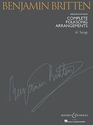 Cover: 9781423421573 | Benjamin Britten Complete Folksong Arrangements | Medium/Low Voice