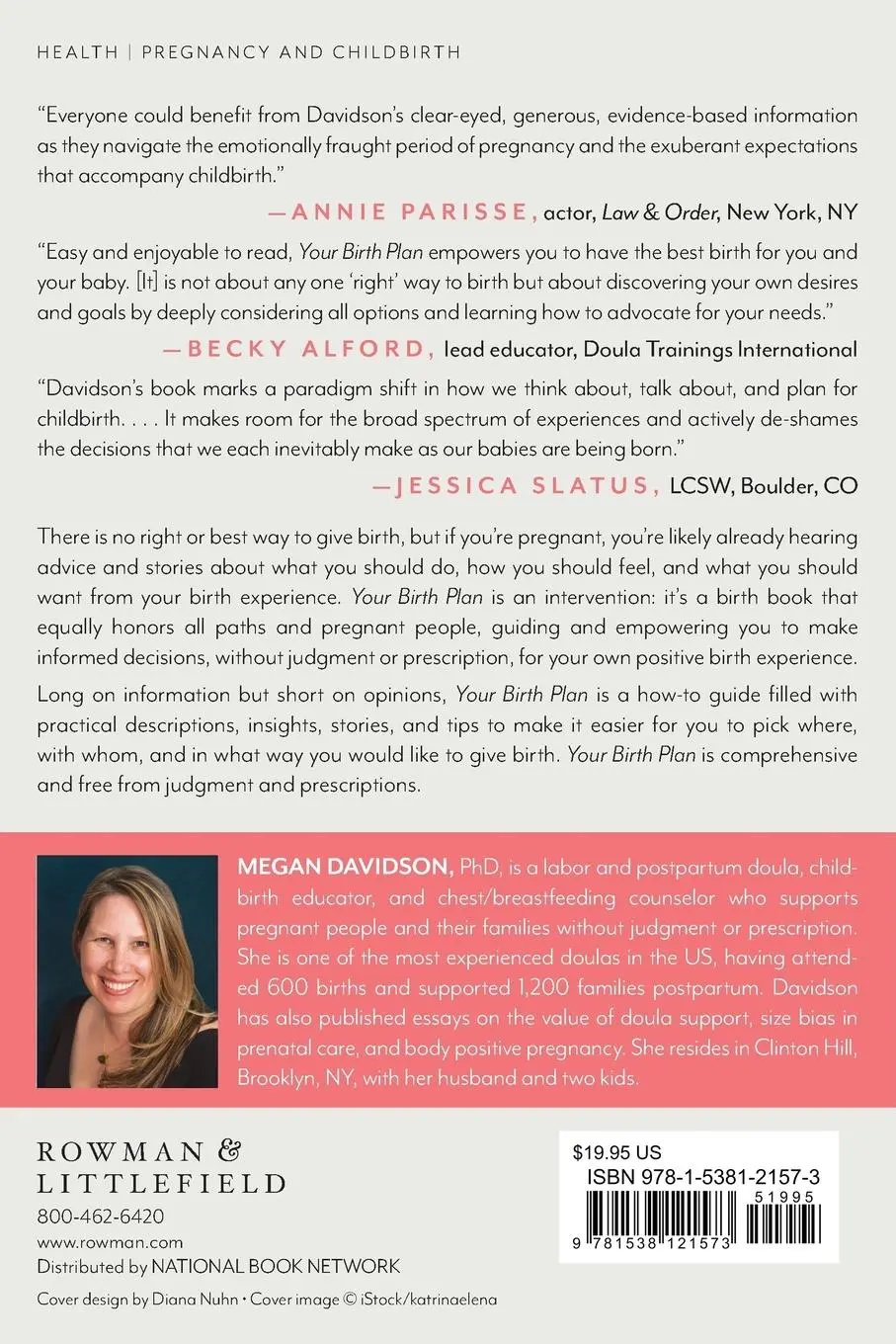 Rückseite: 9781538121573 | Your Birth Plan | Megan Davidson | Taschenbuch | Englisch | 2019
