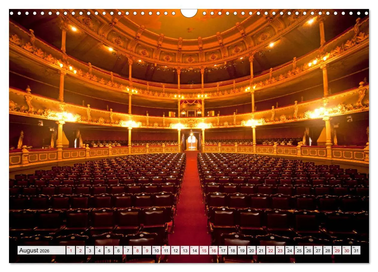 Bild: 9783457741573 | Opernhäuser (Wandkalender 2026 DIN A3 quer), CALVENDO Monatskalender
