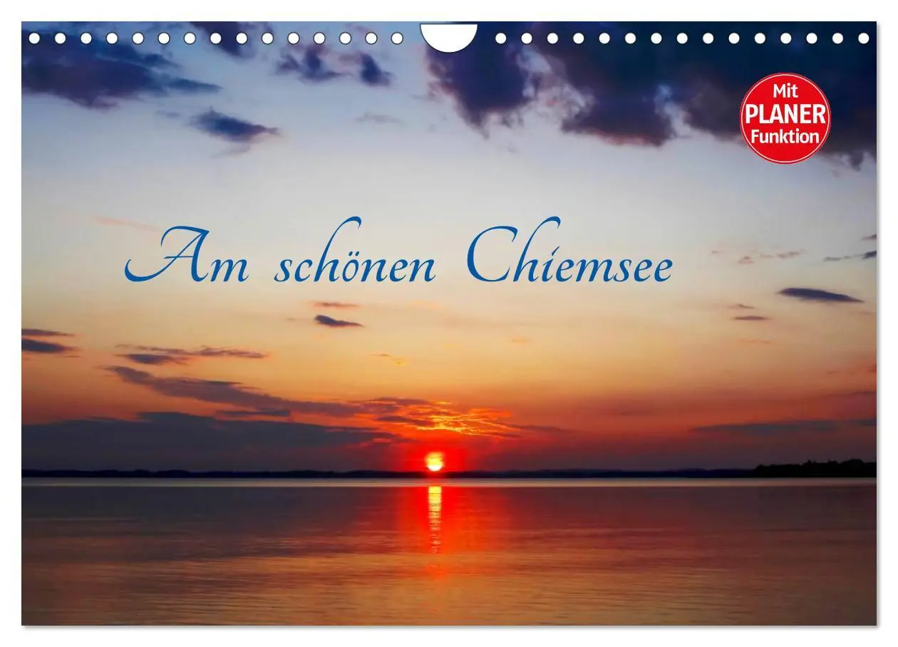 Cover: 9783457811573 | Am schönen Chiemsee (Wandkalender 2026 DIN A4 quer), CALVENDO...