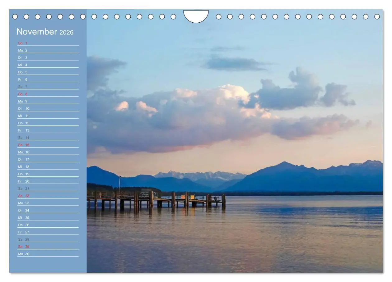 Bild: 9783457811573 | Am schönen Chiemsee (Wandkalender 2026 DIN A4 quer), CALVENDO...