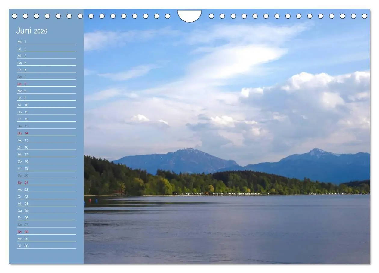 Bild: 9783457811573 | Am schönen Chiemsee (Wandkalender 2026 DIN A4 quer), CALVENDO...