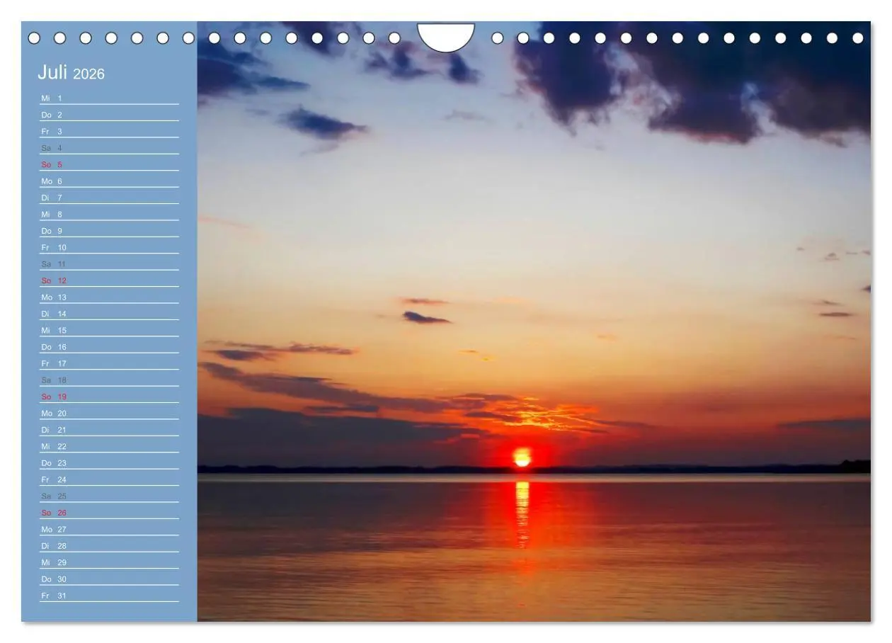 Bild: 9783457811573 | Am schönen Chiemsee (Wandkalender 2026 DIN A4 quer), CALVENDO...