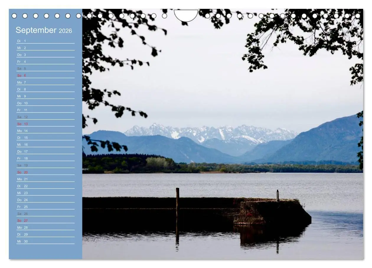 Bild: 9783457811573 | Am schönen Chiemsee (Wandkalender 2026 DIN A4 quer), CALVENDO...