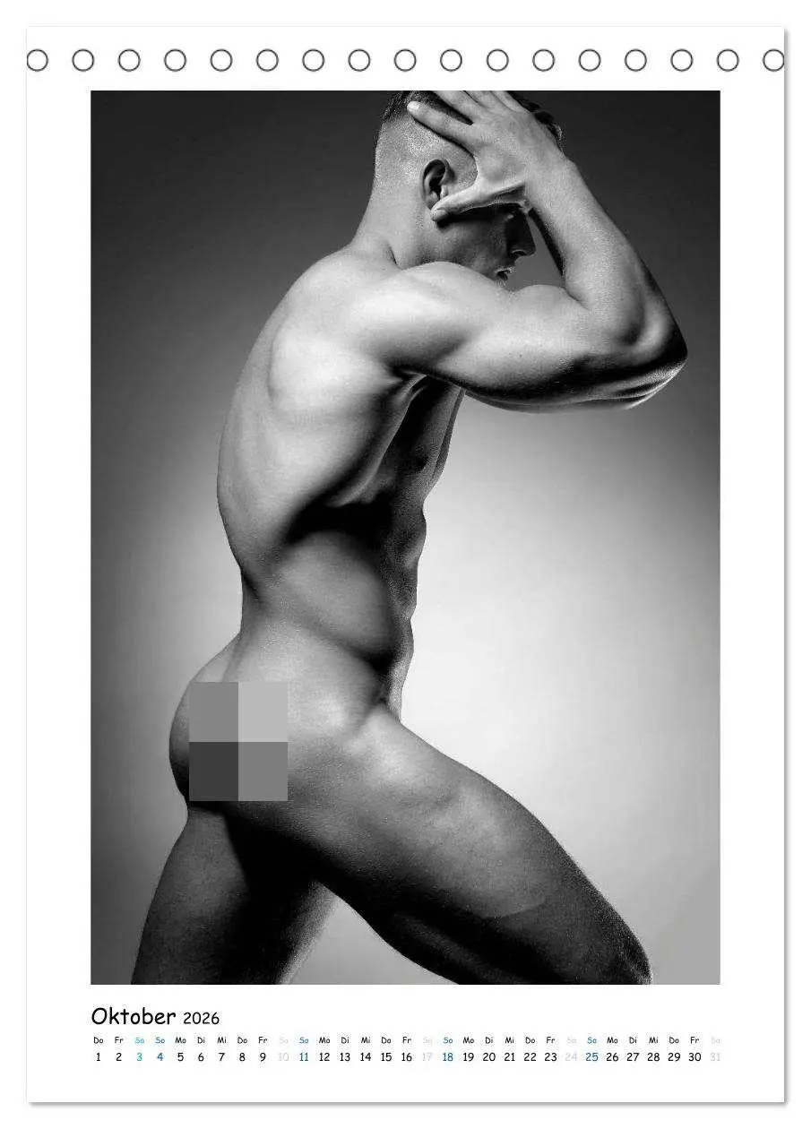 Bild: 9783516381573 | Männer... Skulptur (Tischkalender 2026 DIN A5 hoch), CALVENDO...