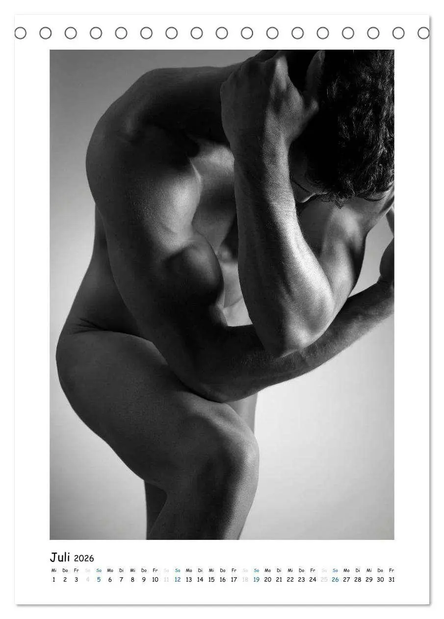 Bild: 9783516381573 | Männer... Skulptur (Tischkalender 2026 DIN A5 hoch), CALVENDO...