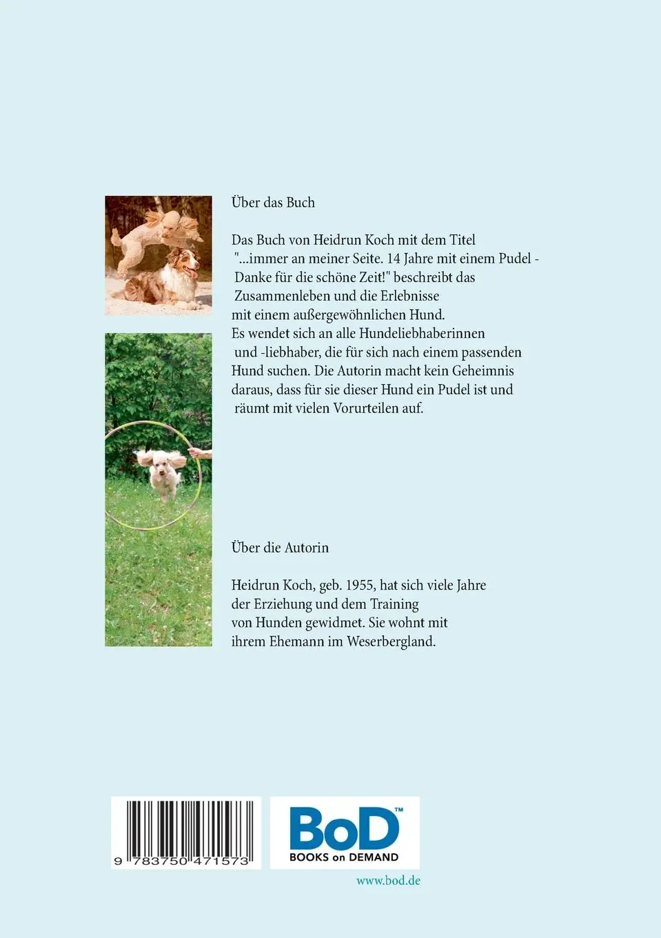Rückseite: 9783750471573 | ...immer an meiner Seite | Heidrun Koch | Taschenbuch | 196 S. | 2020