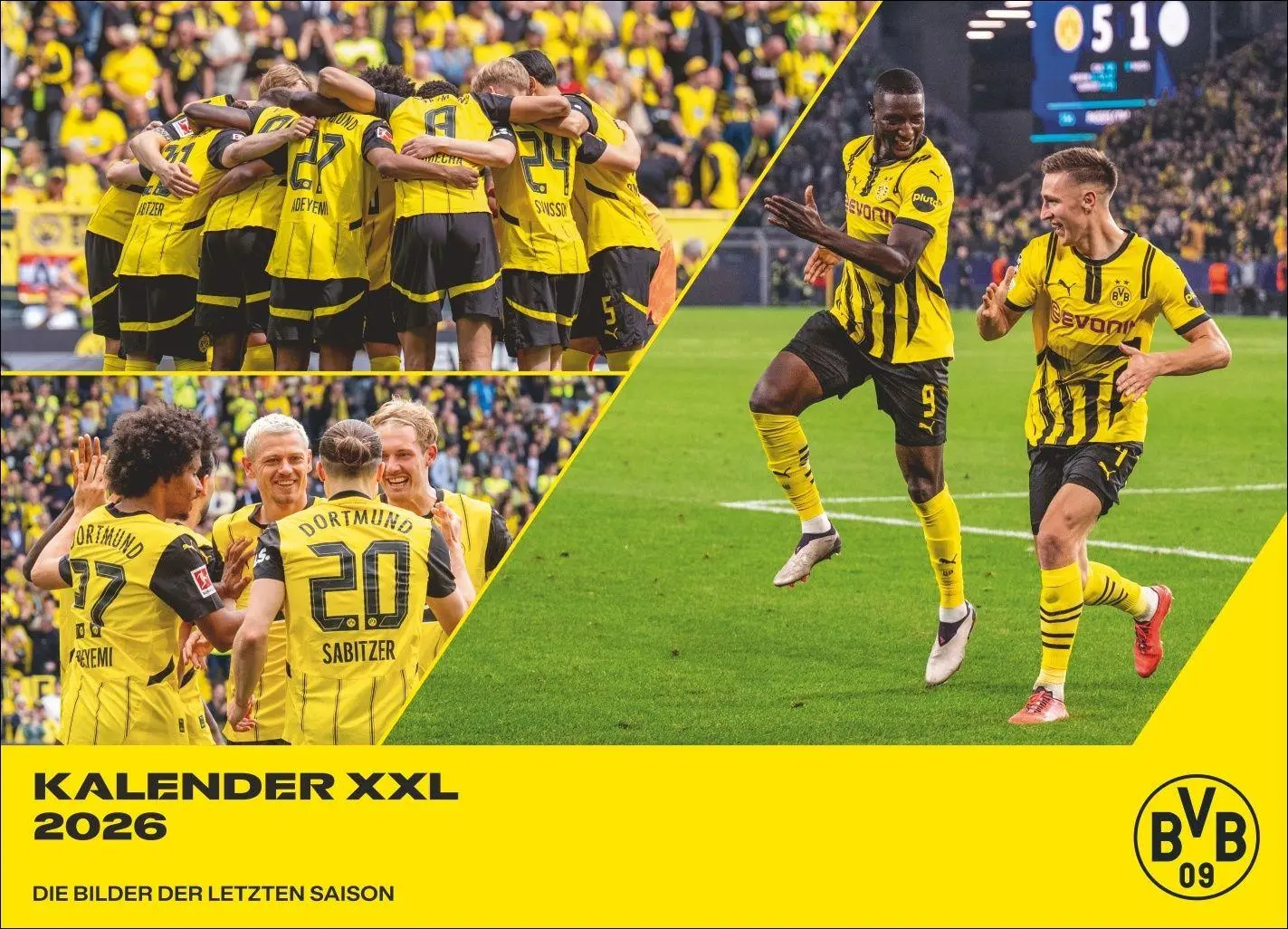 Cover: 9783756411573 | BVB Edition Kalender 2026 | Heye | Kalender | Bundesliga Kalender Heye