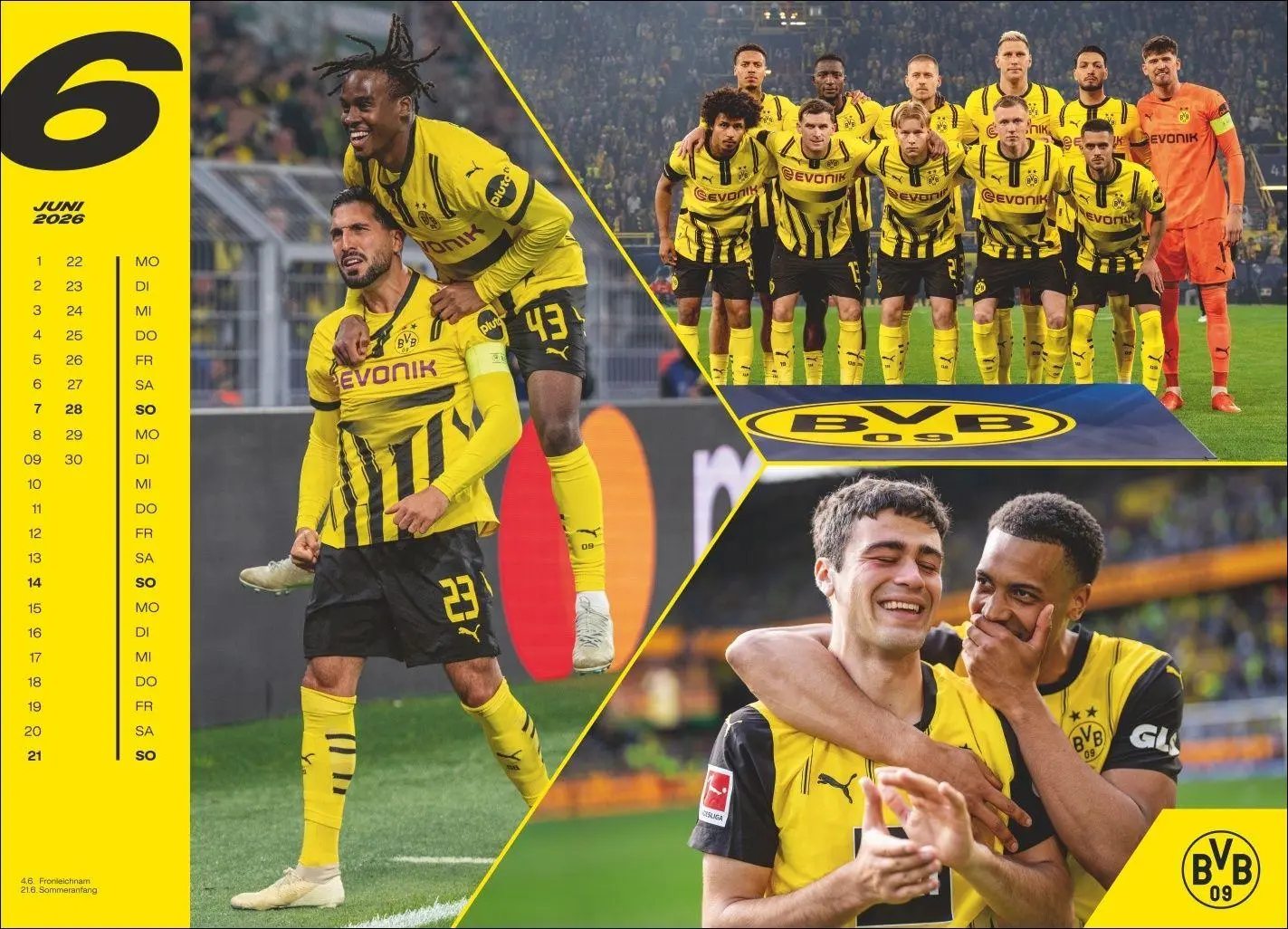 Bild: 9783756411573 | BVB Edition Kalender 2026 | Heye | Kalender | Bundesliga Kalender Heye
