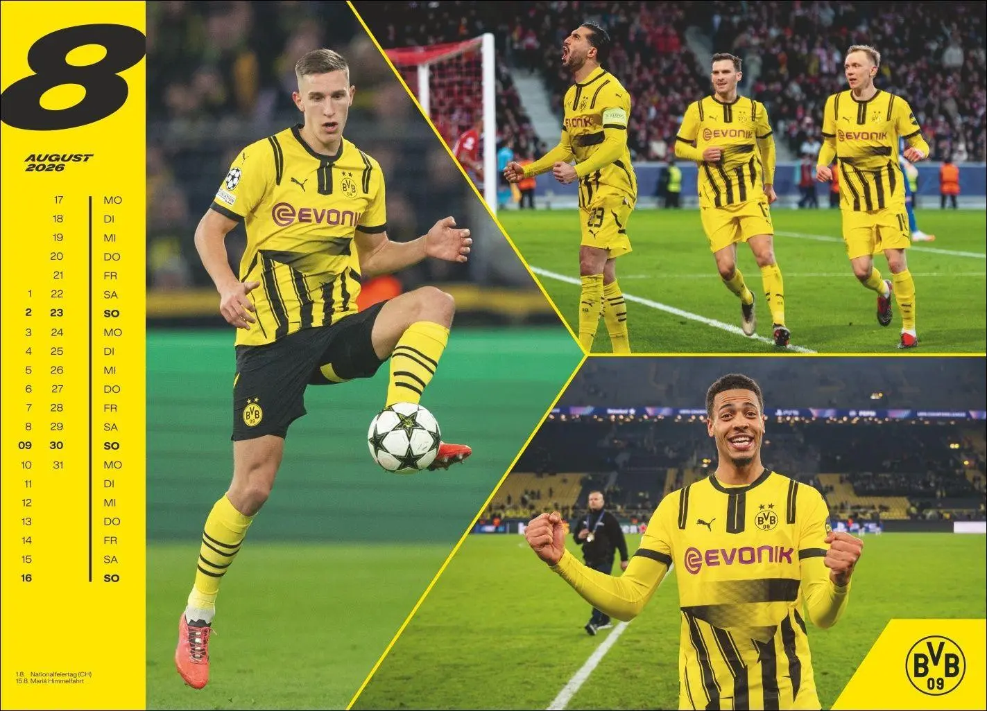 Bild: 9783756411573 | BVB Edition Kalender 2026 | Heye | Kalender | Bundesliga Kalender Heye