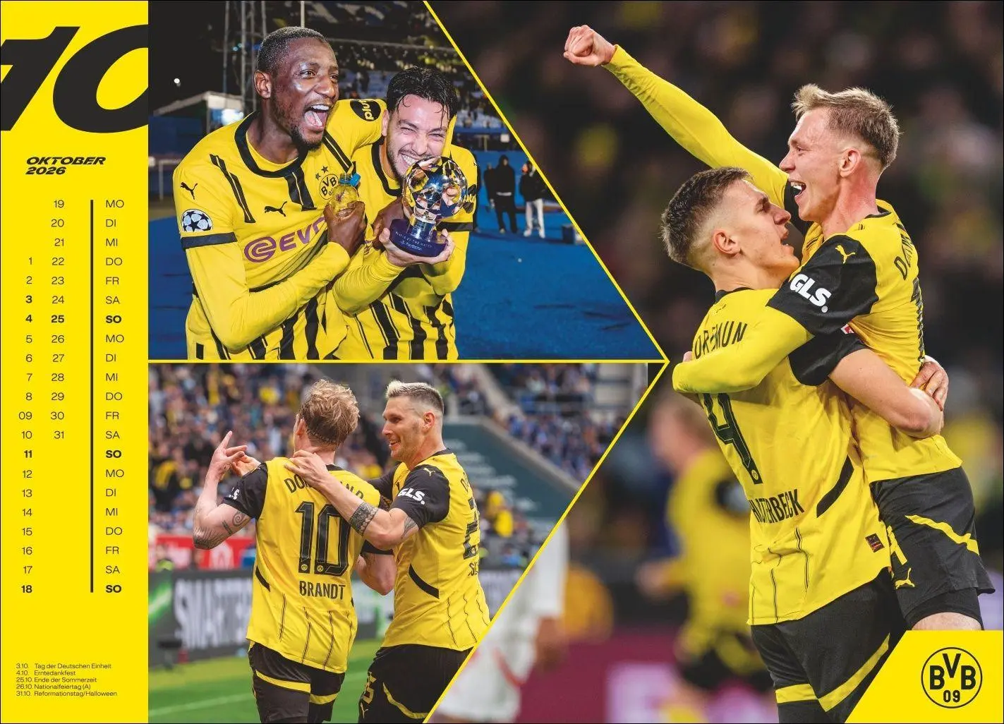 Bild: 9783756411573 | BVB Edition Kalender 2026 | Heye | Kalender | Bundesliga Kalender Heye