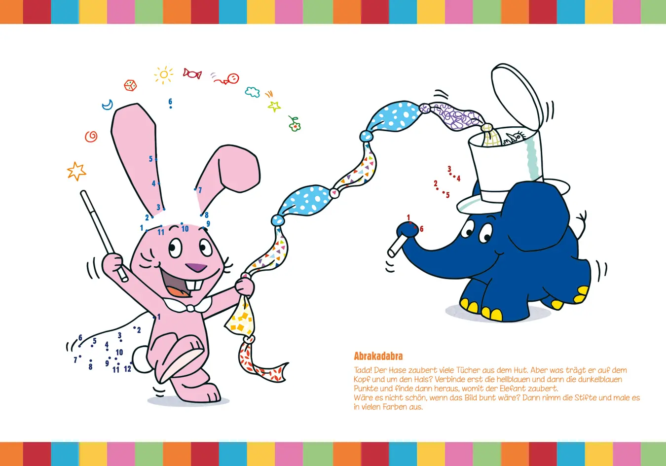 Bild: 9783788641573 | Von Punkt zu Punkt mit Elefant und Hase | Katja Baier | Broschüre