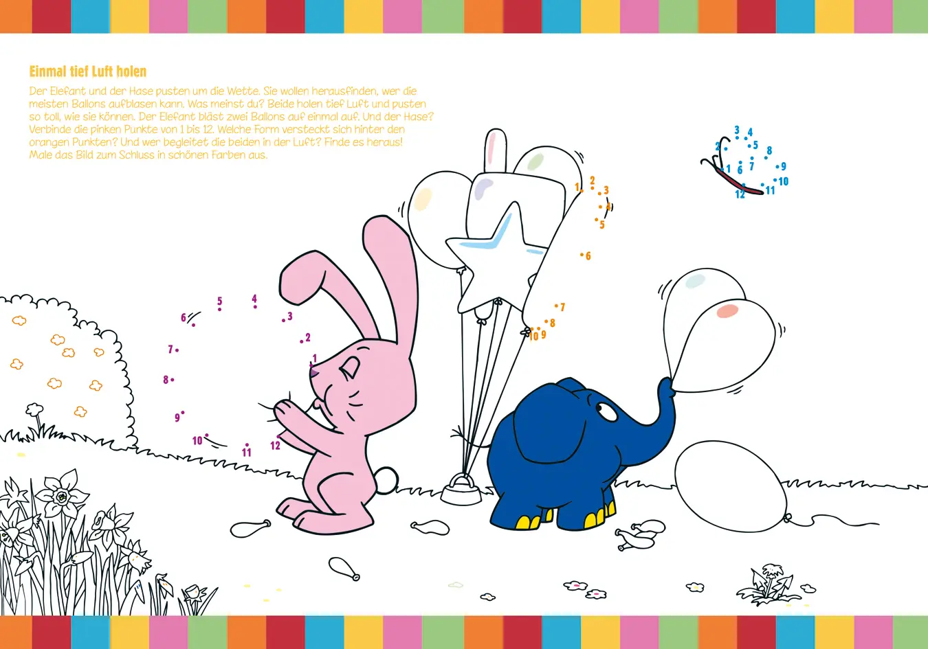 Bild: 9783788641573 | Von Punkt zu Punkt mit Elefant und Hase | Katja Baier | Broschüre