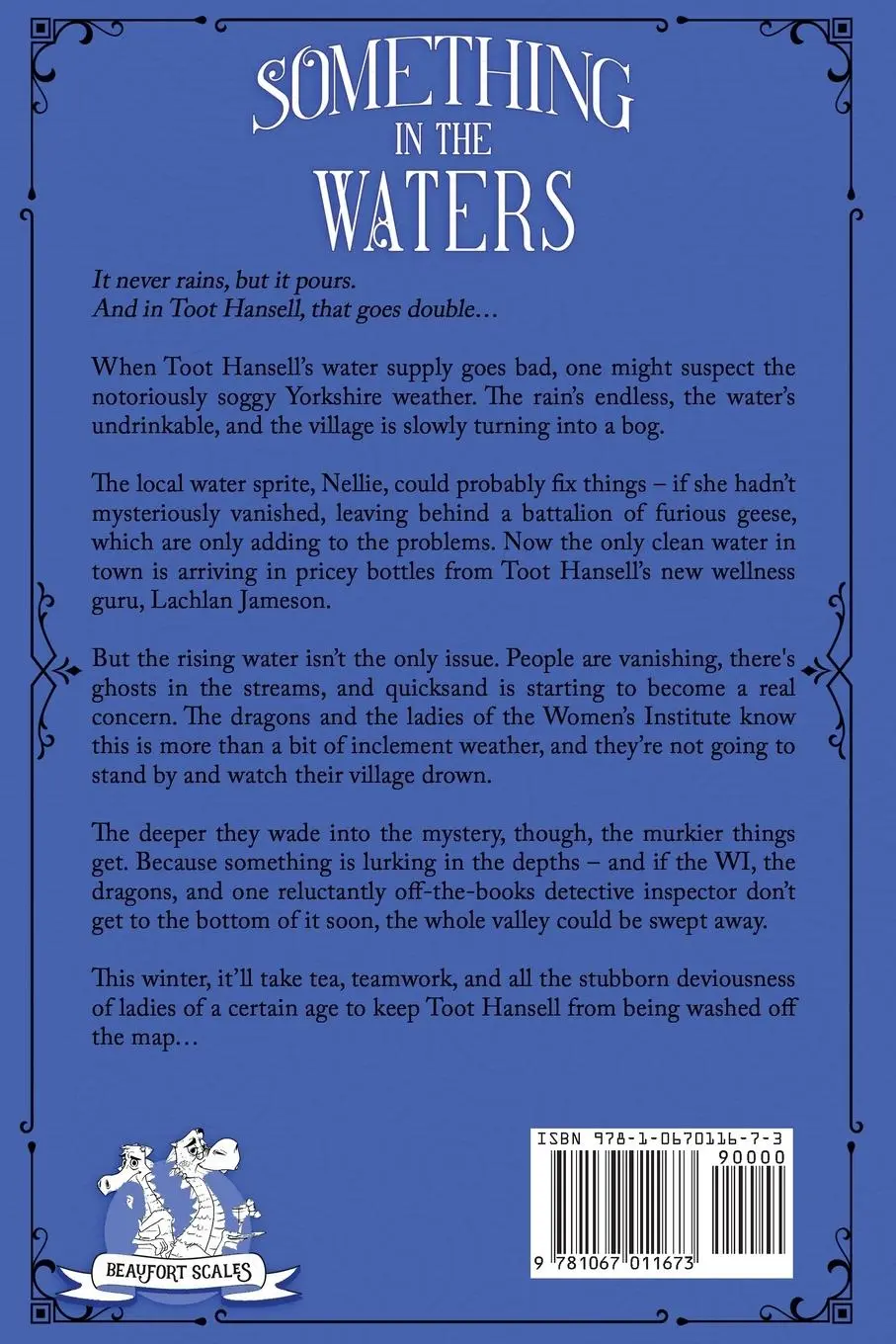 Rückseite: 9781067011673 | Something in the Waters - a cozy mystery (with dragons) | Kim M. Watt