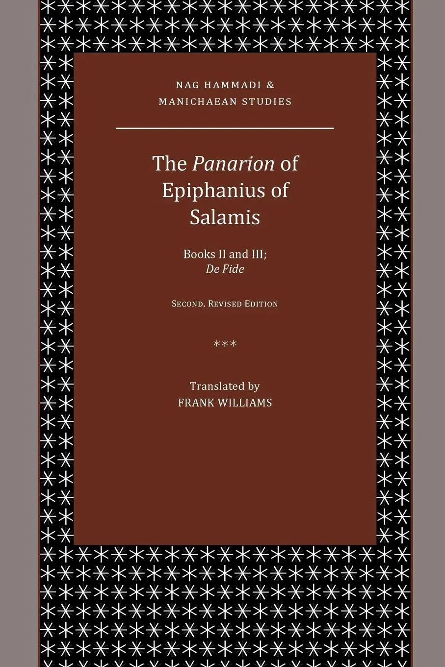 Cover: 9781628371673 | The Panarion of Epiphanius of Salamis | Books II and III; De Fide