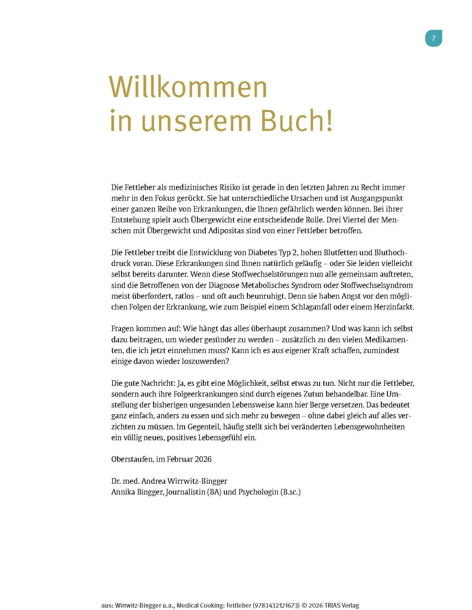 Bild: 9783432121673 | Medical Cooking: Fettleber | Andrea Wirrwitz-Bingger | Buch | 208 S.