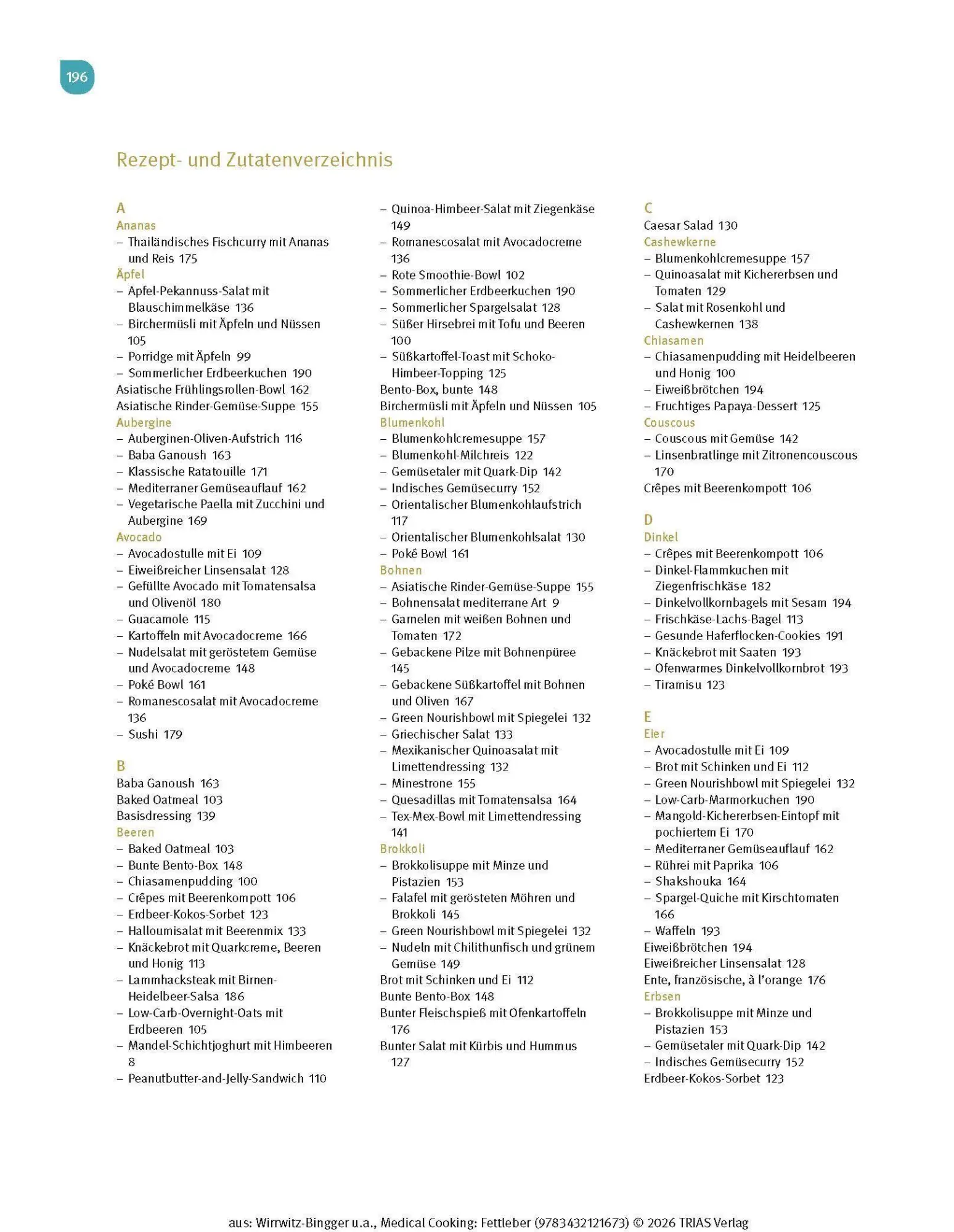 Bild: 9783432121673 | Medical Cooking: Fettleber | Andrea Wirrwitz-Bingger | Buch | 208 S.